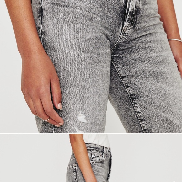 AG Adriano Goldschmied Black Cropped Alexxis crop jeans NWOT - Picture 4 of 8